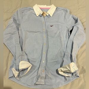 Hollister Women’s collar button up, size medium